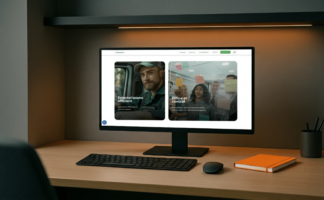 About page do site Digiteam