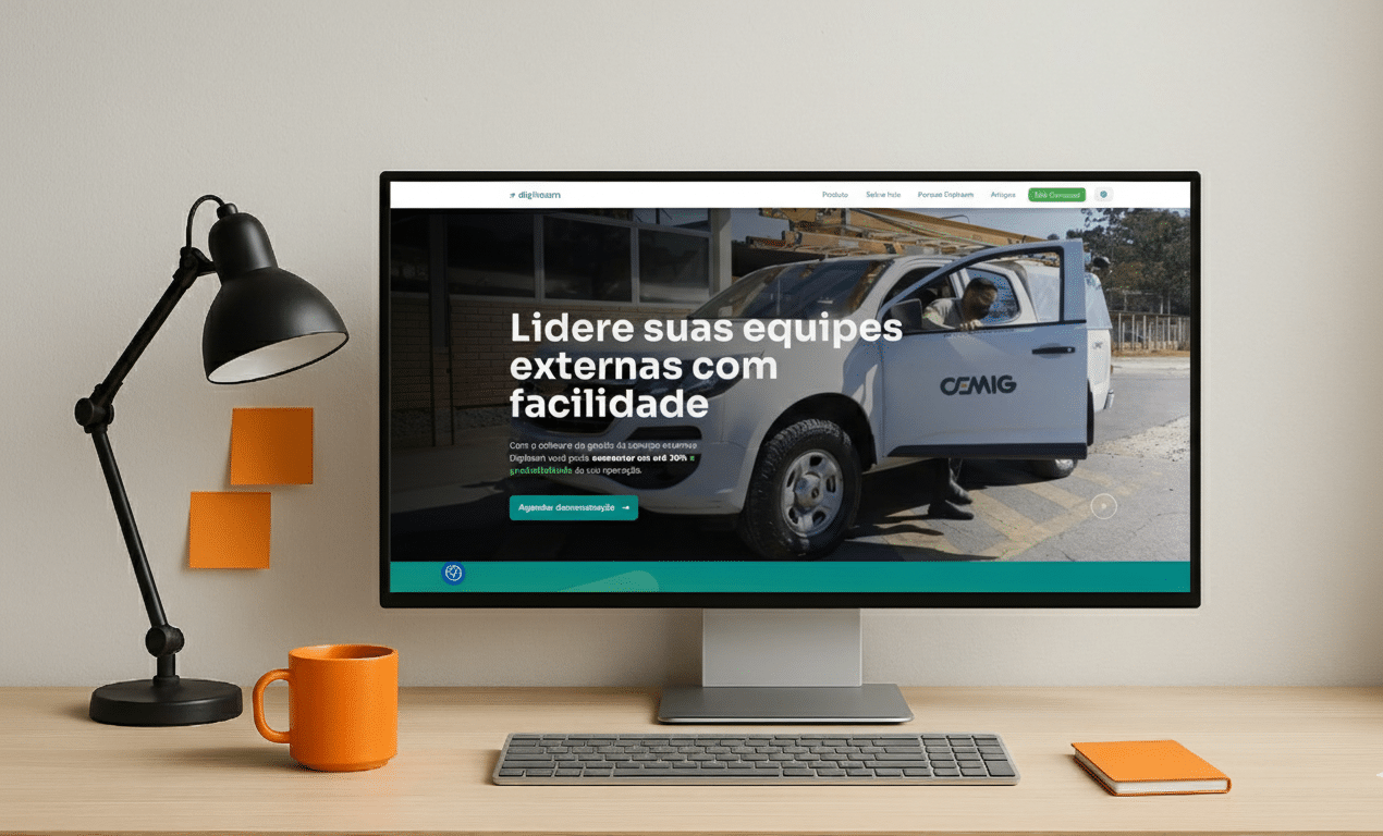 Home page do site Digiteam